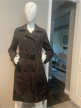 Calvin Klein Long Rain Trench Coat size M